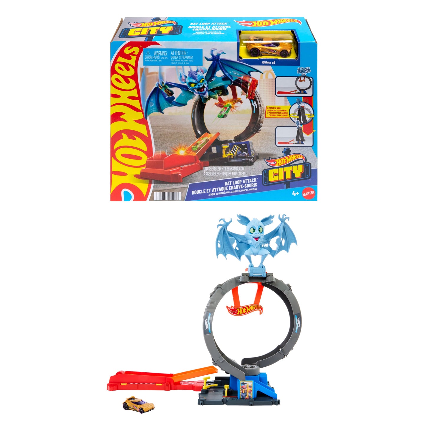Pista Hot Wheels City Ataque de Murciélago