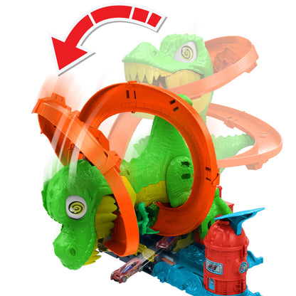 Pista Hot Wheels City T-Rex Batalla de Fuego
