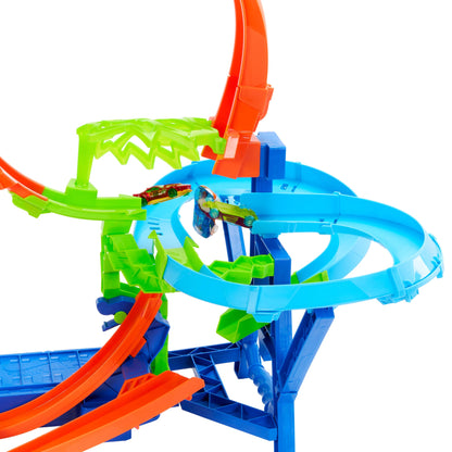 Pista Hot Wheels Colisión Aérea