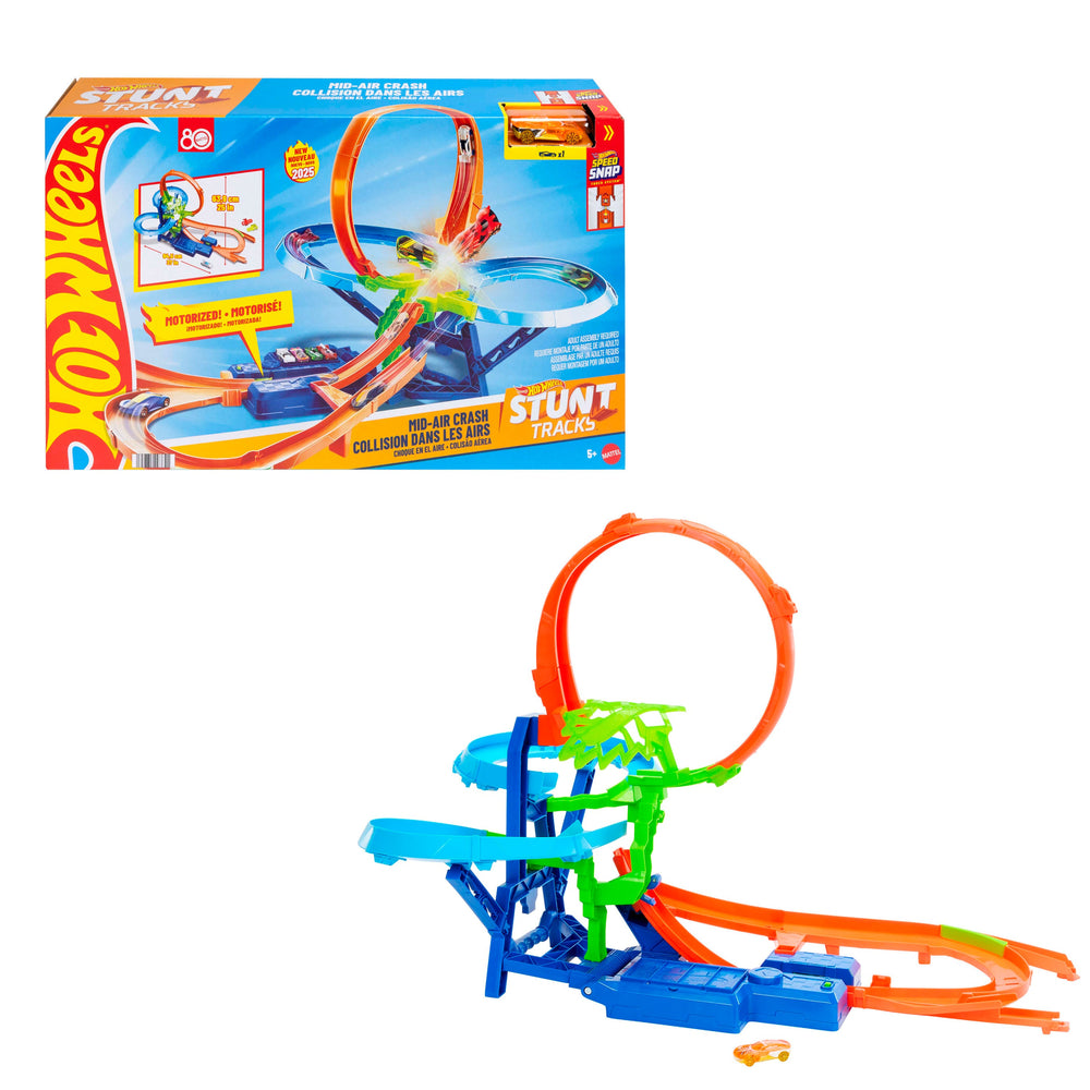 Pista Hot Wheels Colisión Aérea