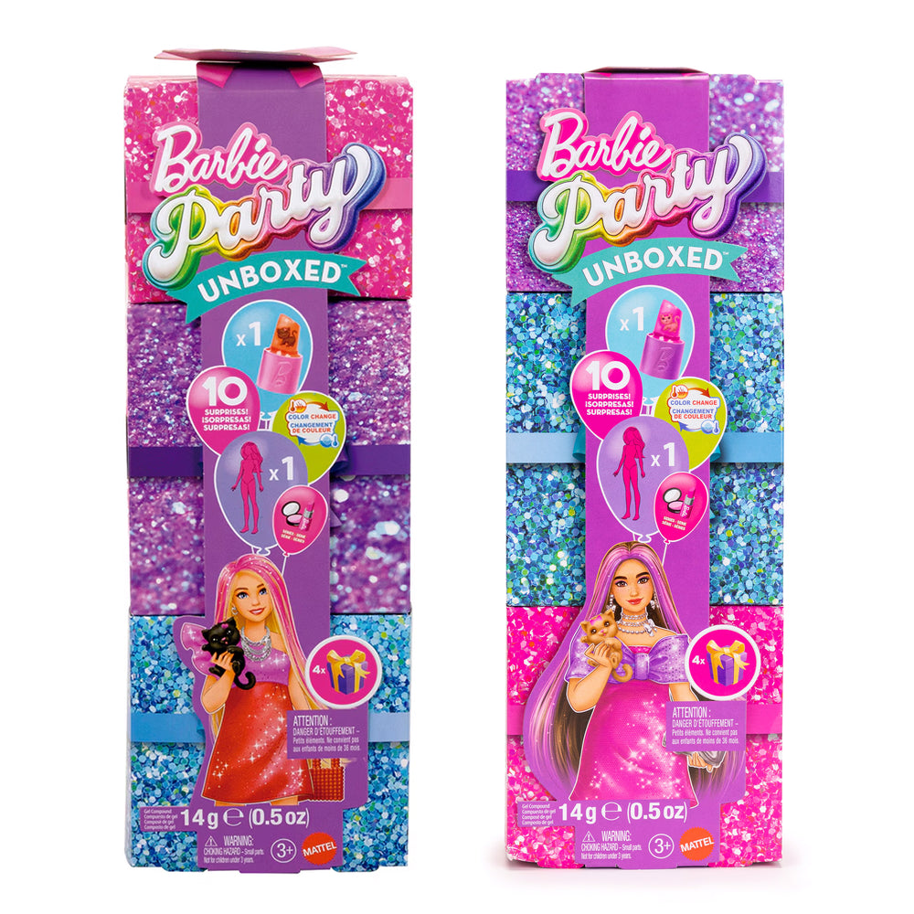 Caja sorpresa Barbie fiesta de Glamour