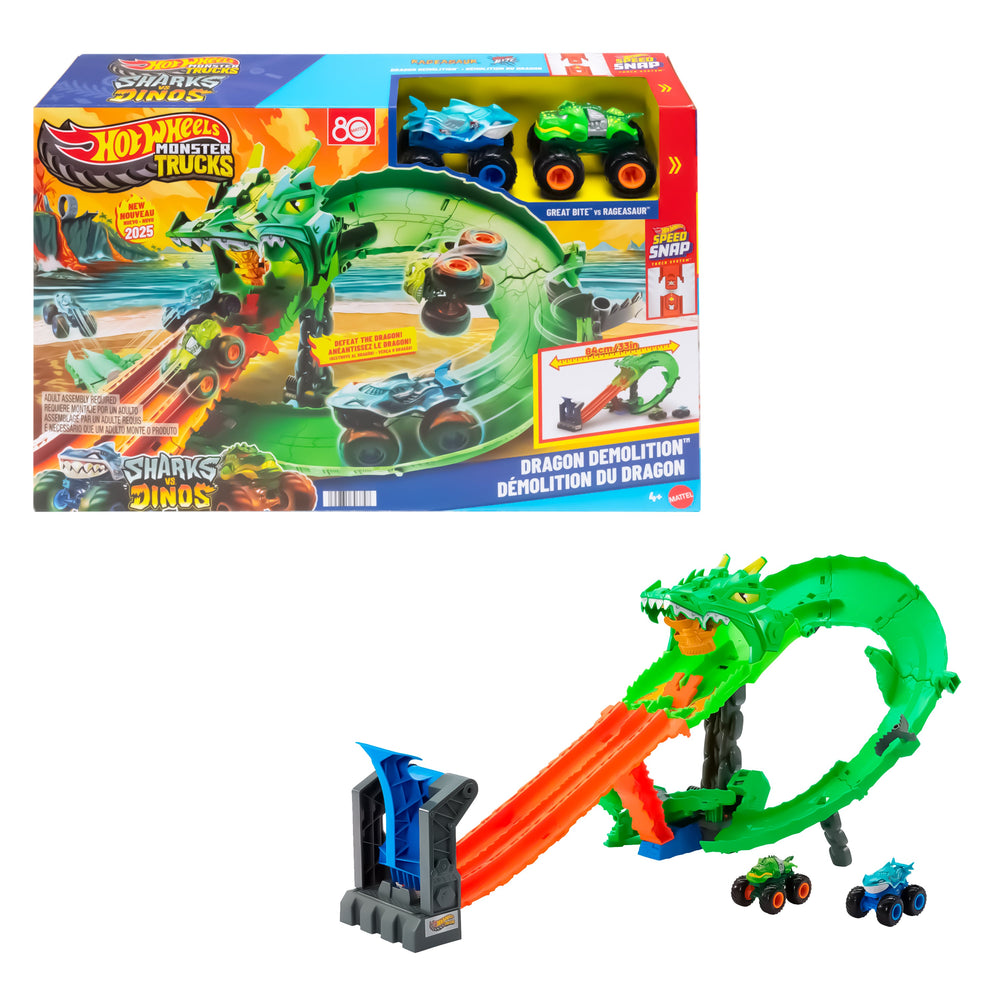 Pista de Dragon Demoledor Hot Wheels
