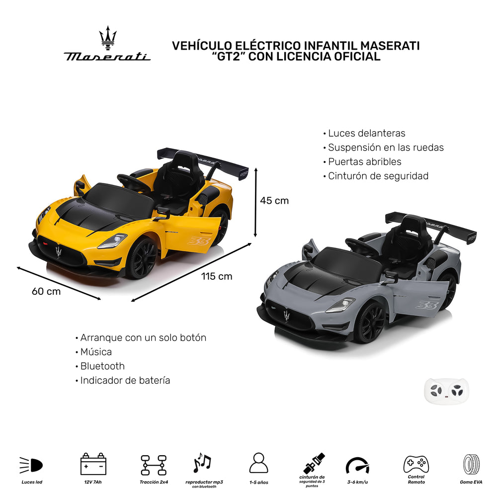 Vehículo Eléctrico Maserati GT2