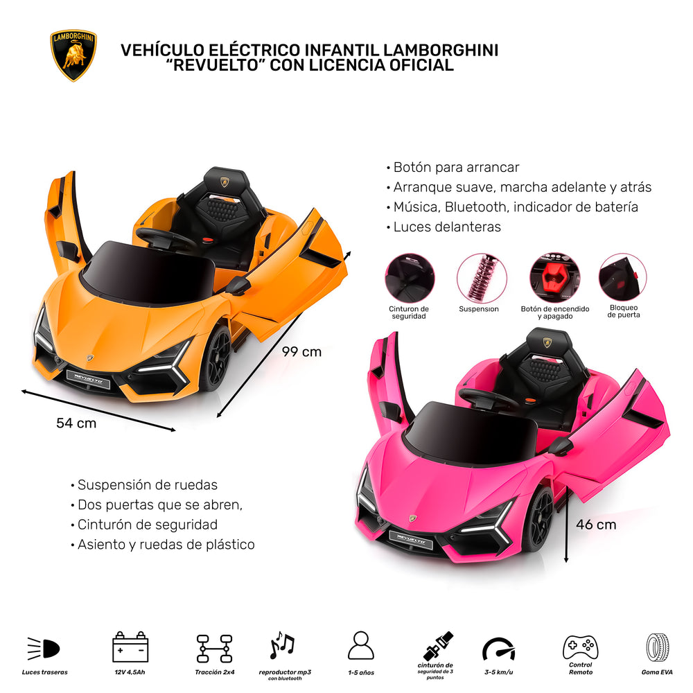 Vehículo Eléctrico Lamborghini "Revuelto"
