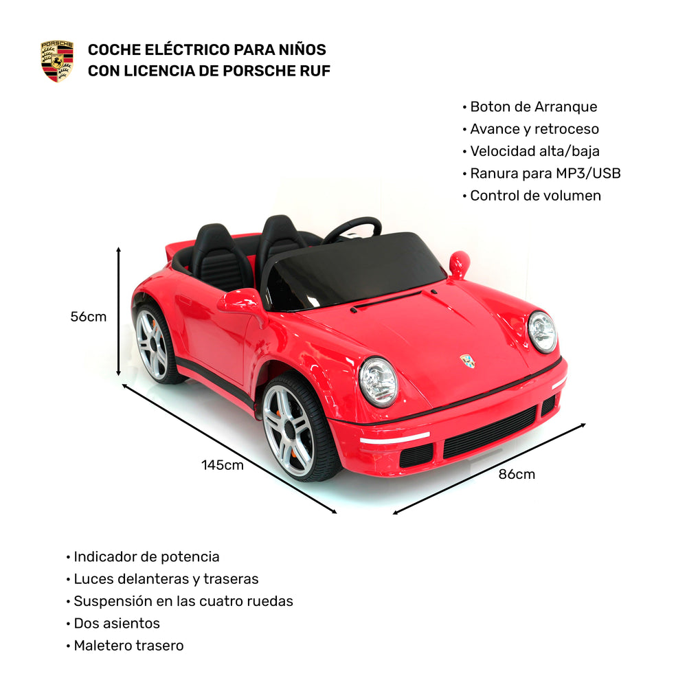 Vehículo Eléctrico Porsche 911