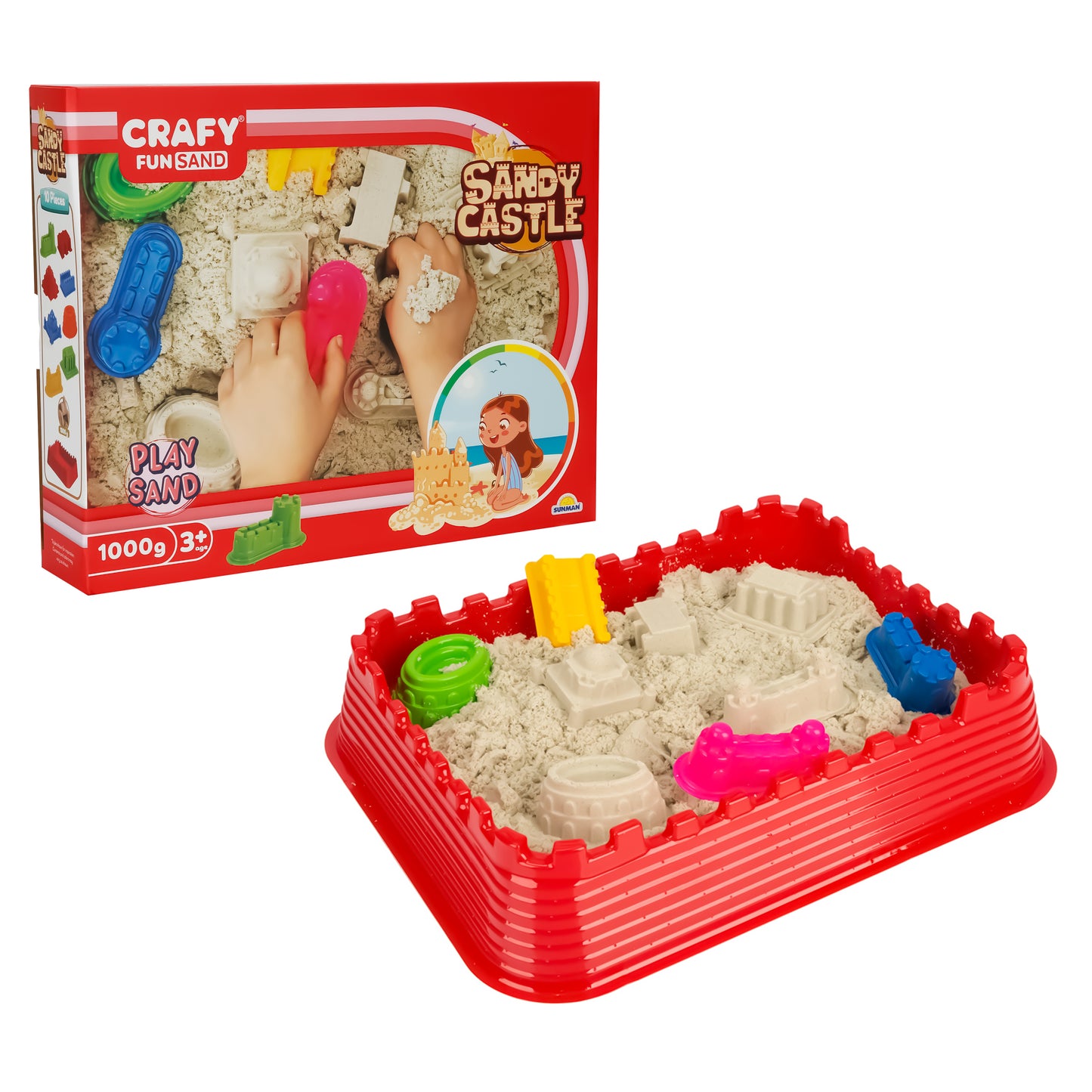 Set Arena y Moldes