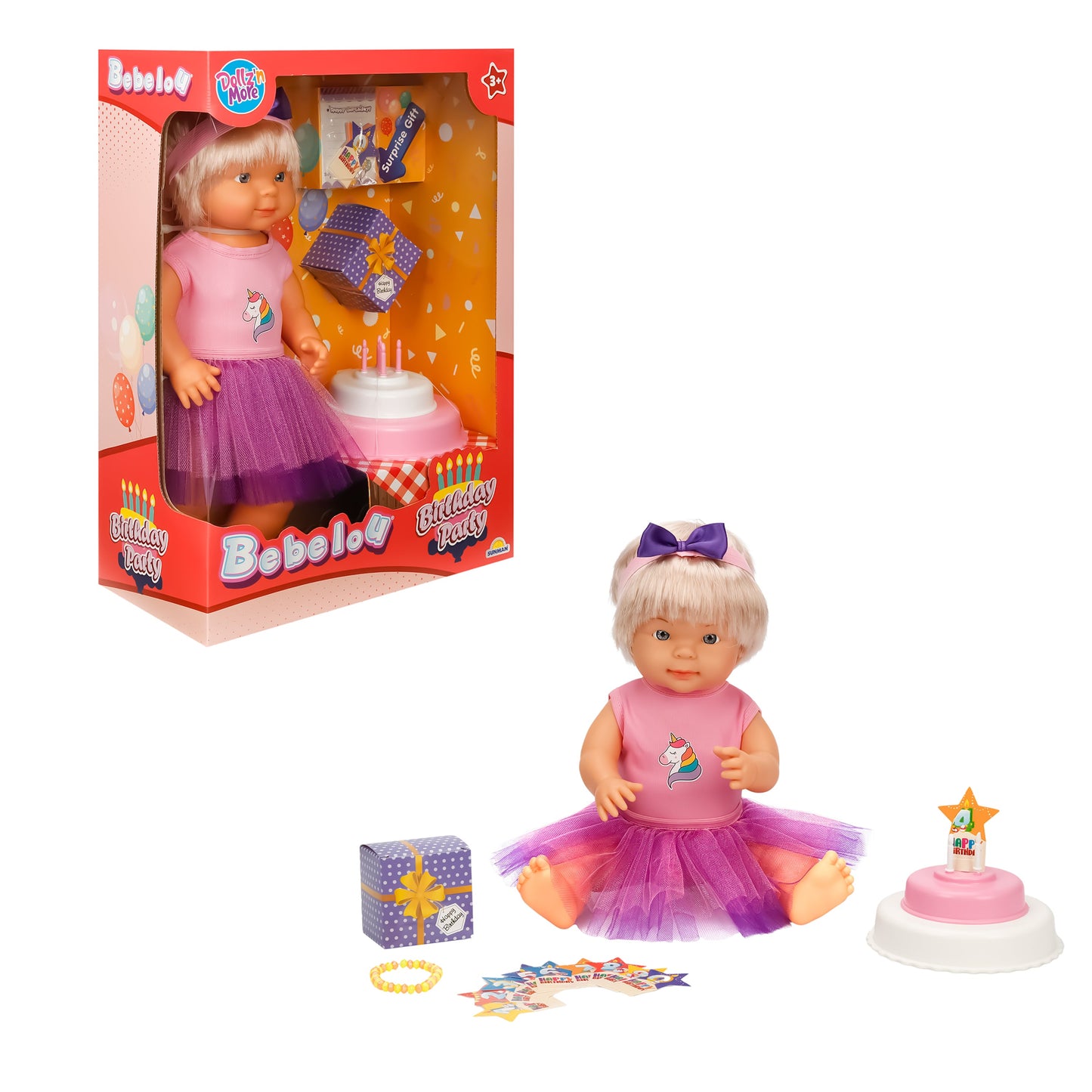 Mu&ntilde;eca - Kit de Cumpleanera
