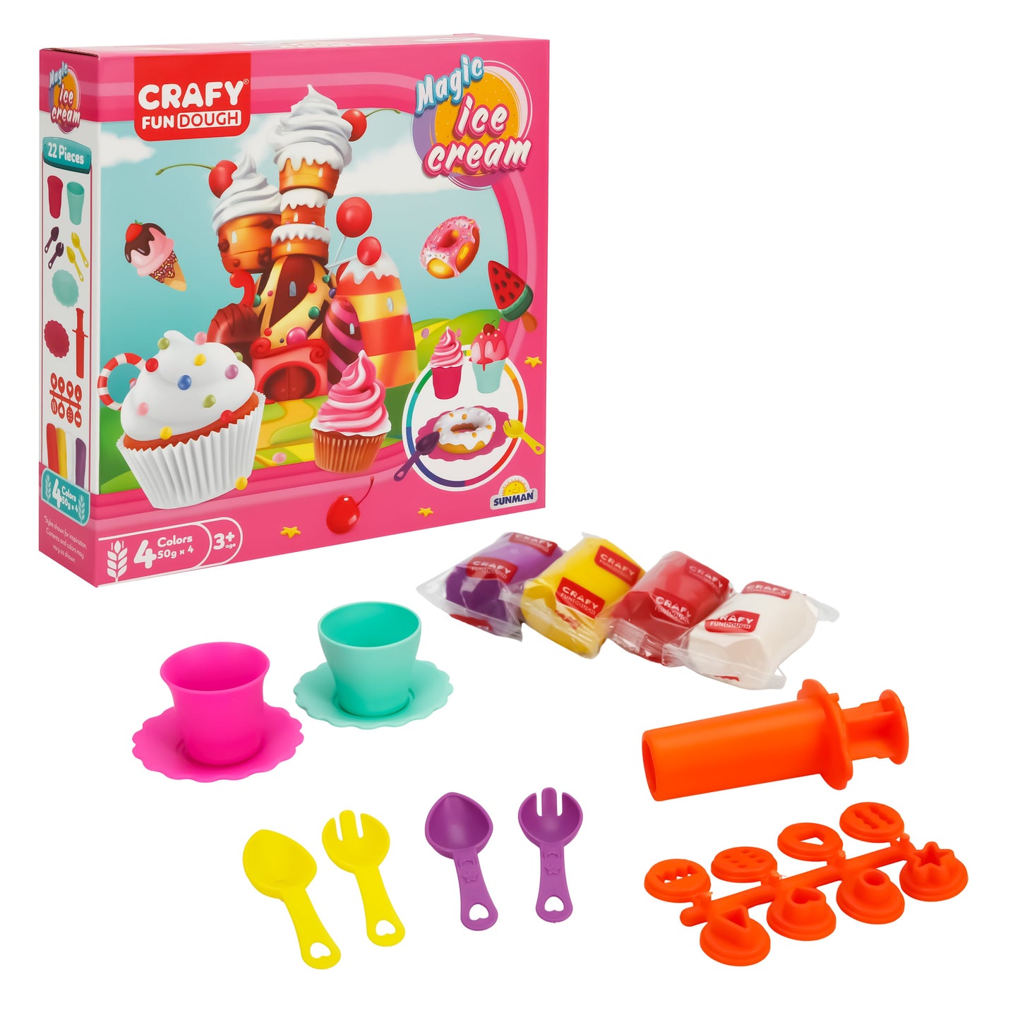 Set masa helado
