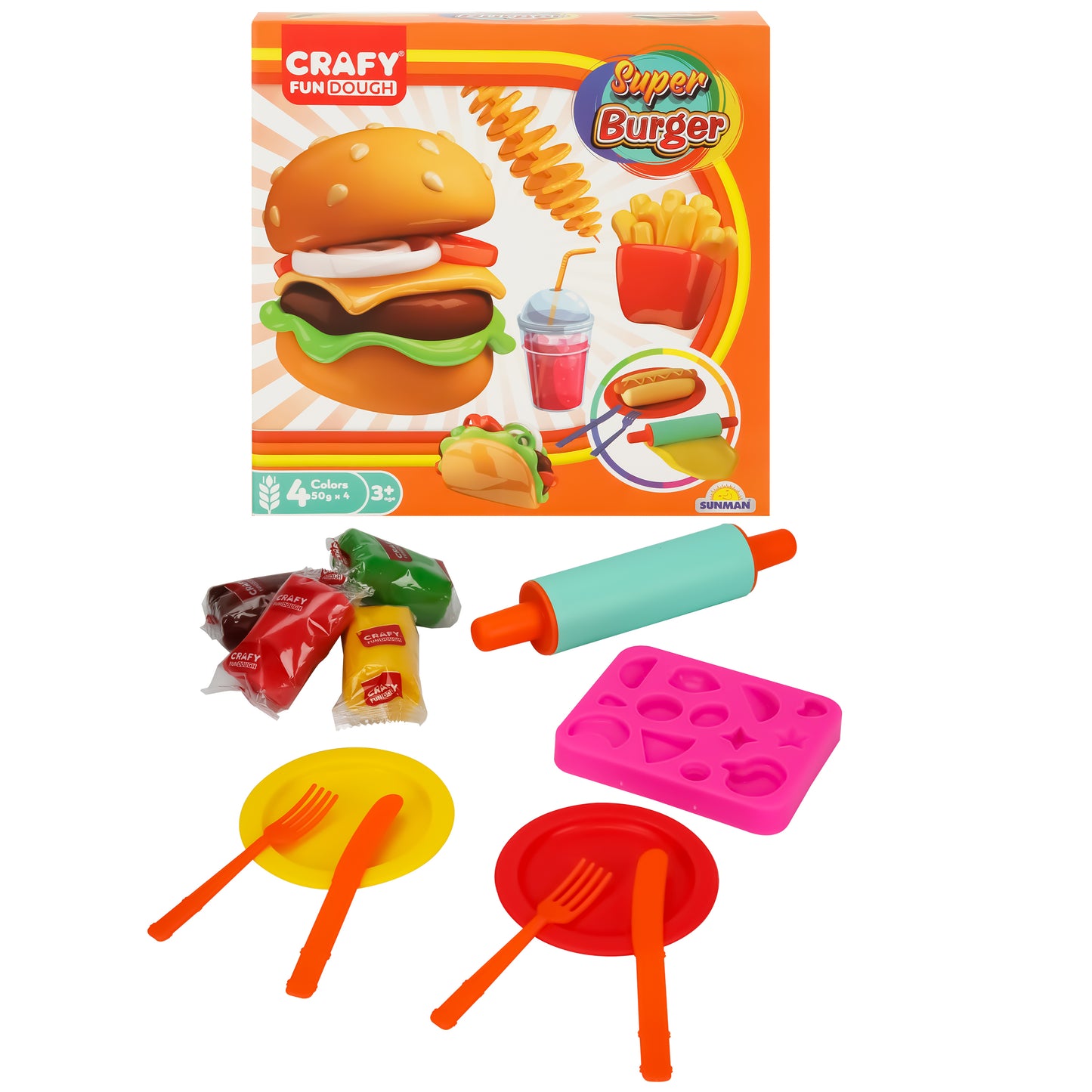 Set de Masilla - Hamburguesa