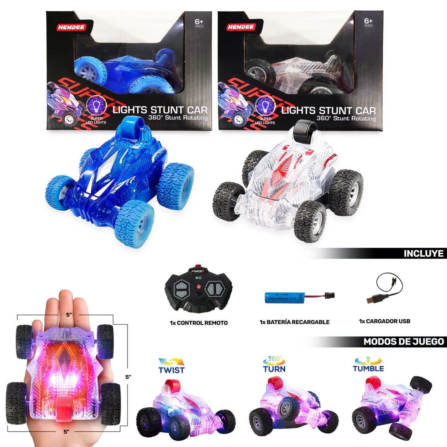 Carro Disco 360°
