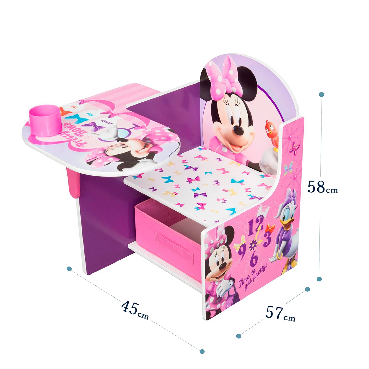 Escritorio con Silla + Contenedor de Almacenamiento
