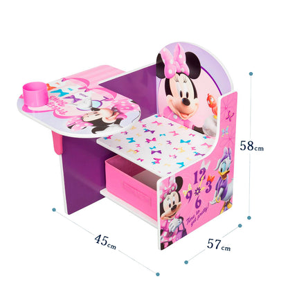 Escritorio con Silla + Contenedor de Almacenamiento