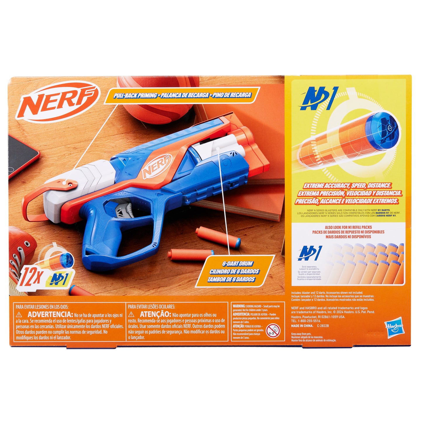 Nerf Serie N Lanzador de dardos agil