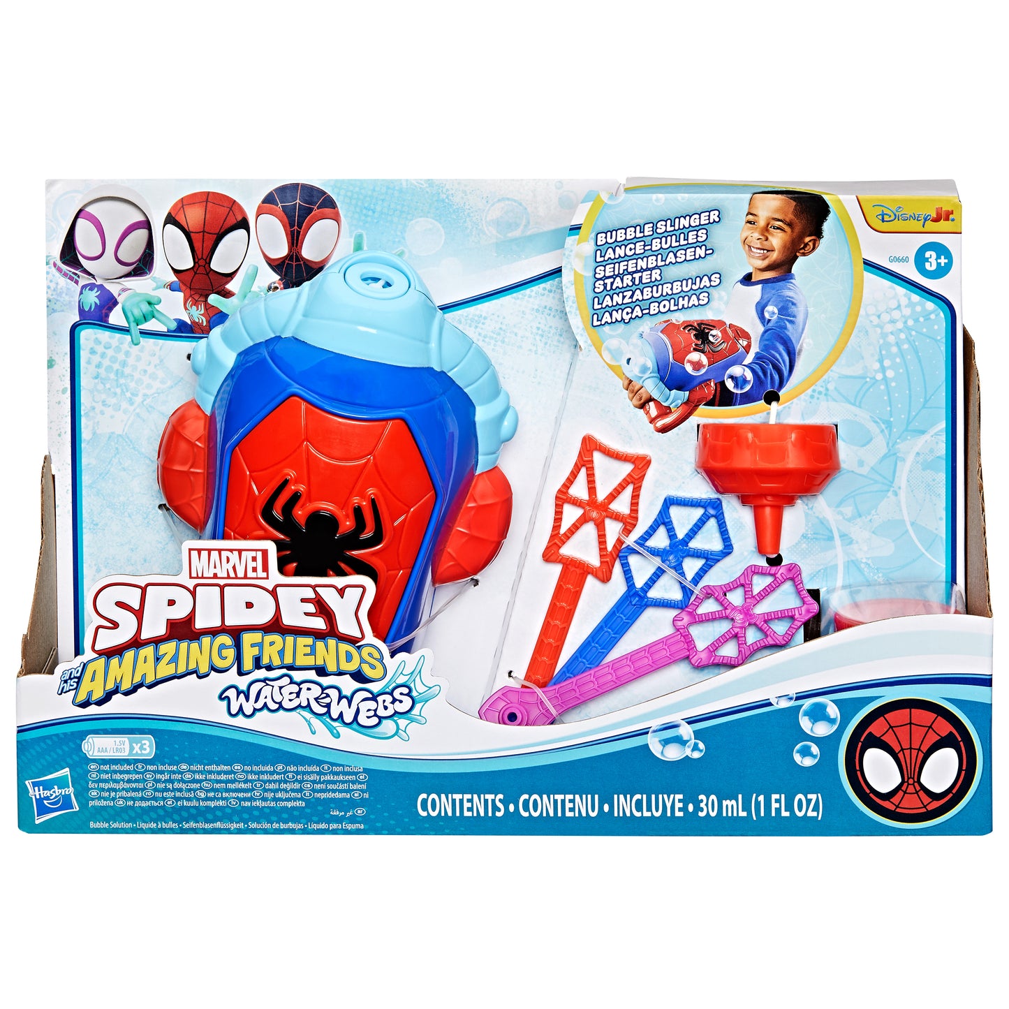 Spidey Lanzador de Burbujas