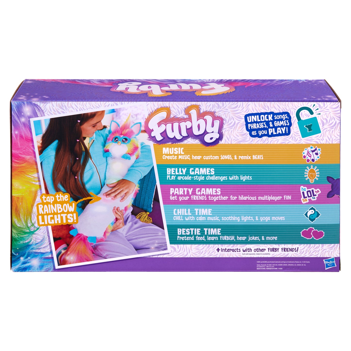 Fur Dj Furby Rainbow
