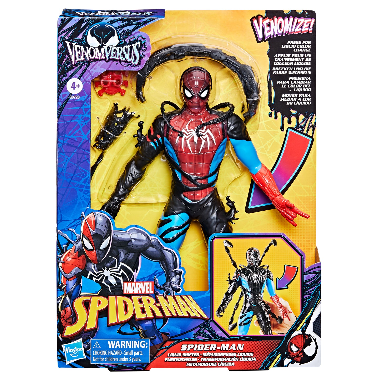 Figura de Spiderman Cambiador de forma Venomversus