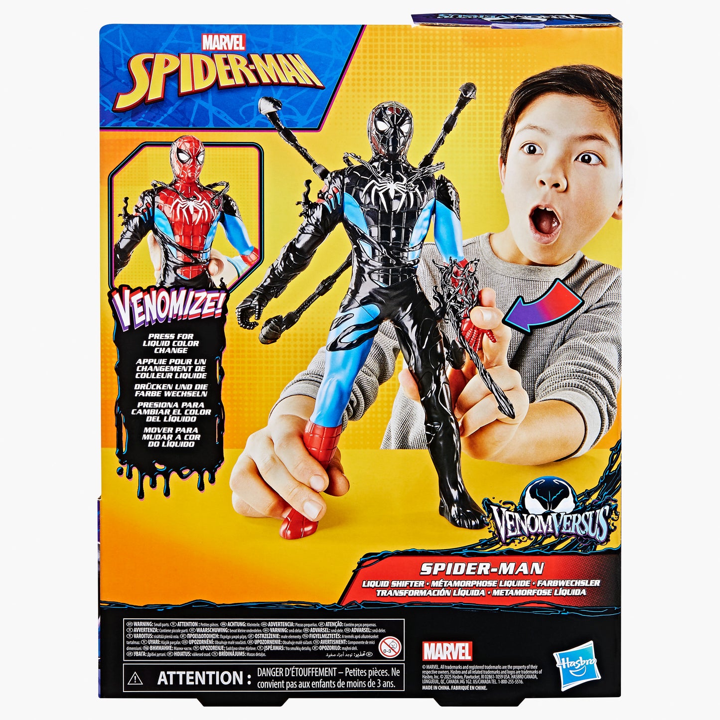 Figura de Spiderman Cambiador de forma Venomversus