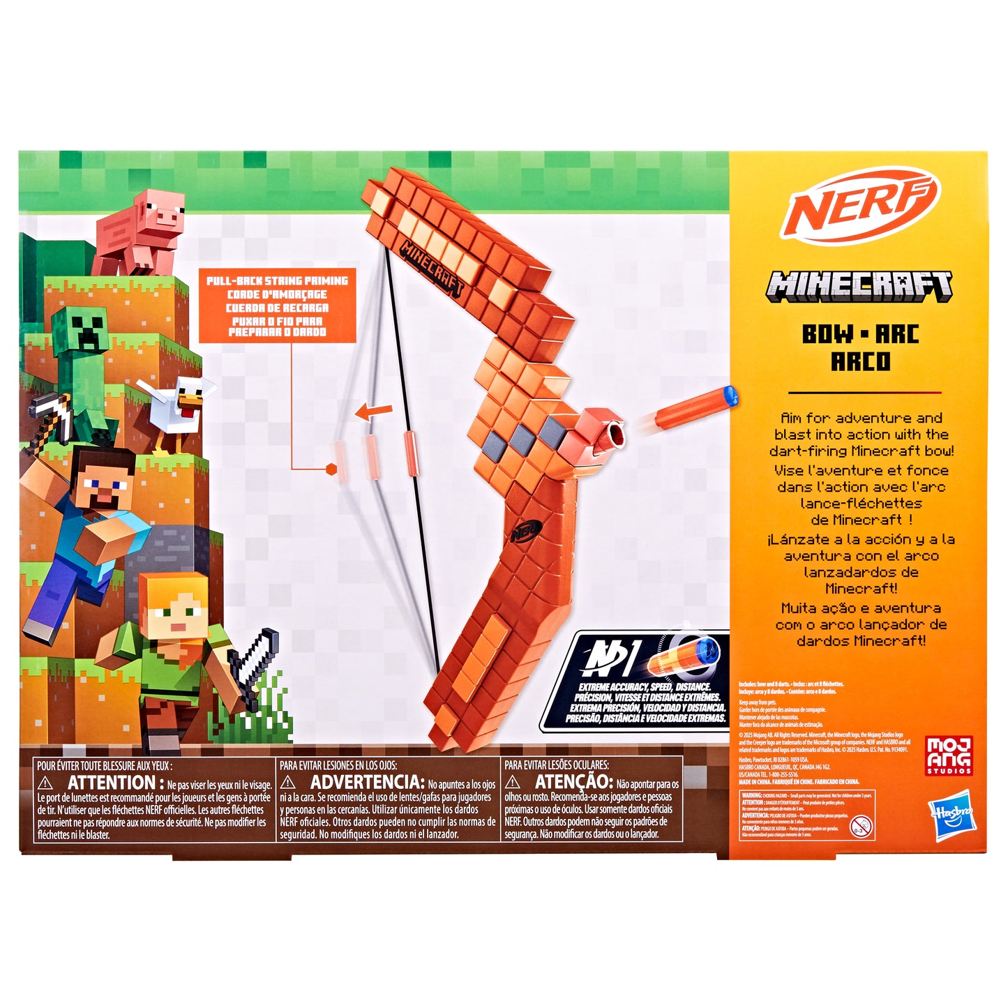 Nerf Arco de Minecraft