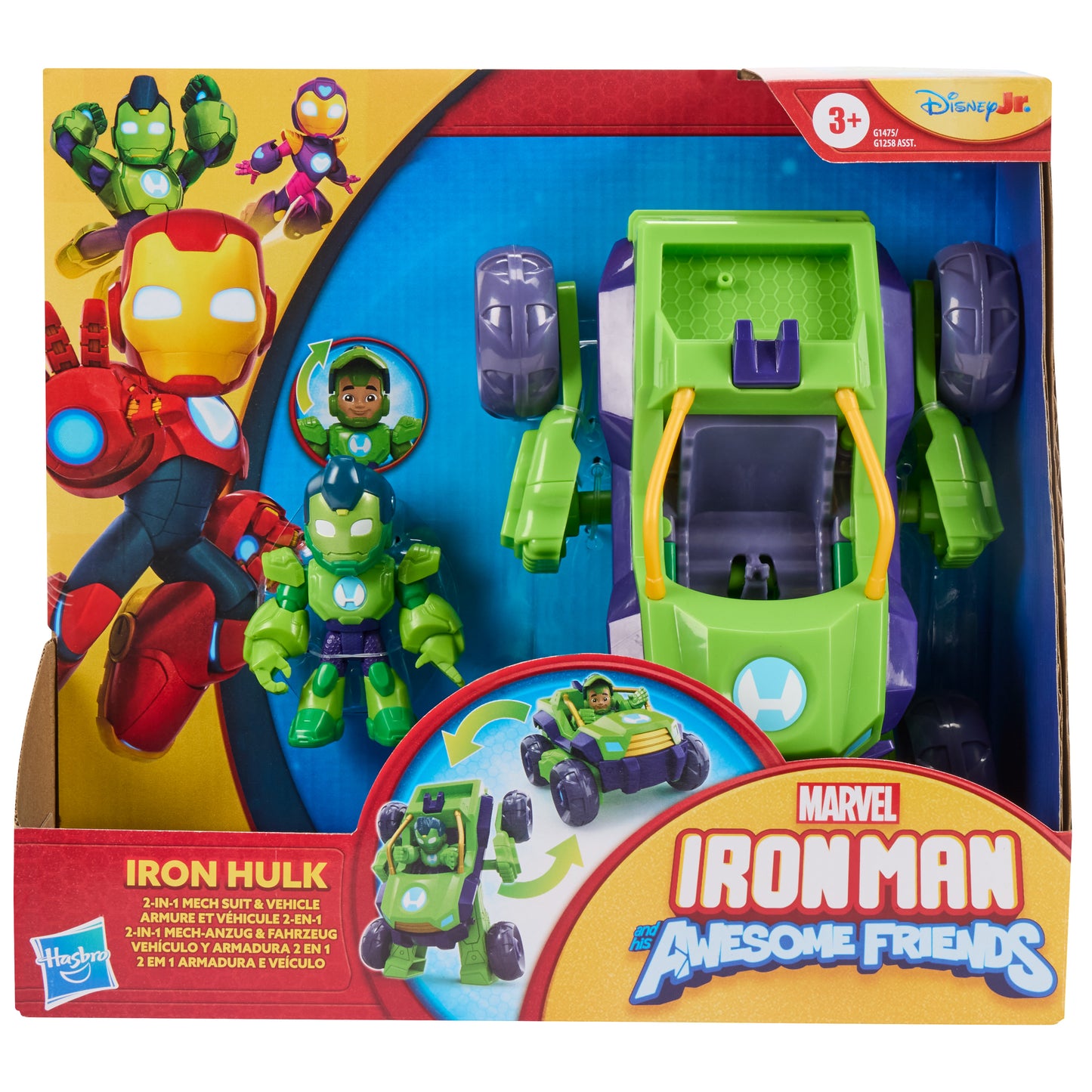 Iron Man y sus Amigos Surtido Robot 2 en 1