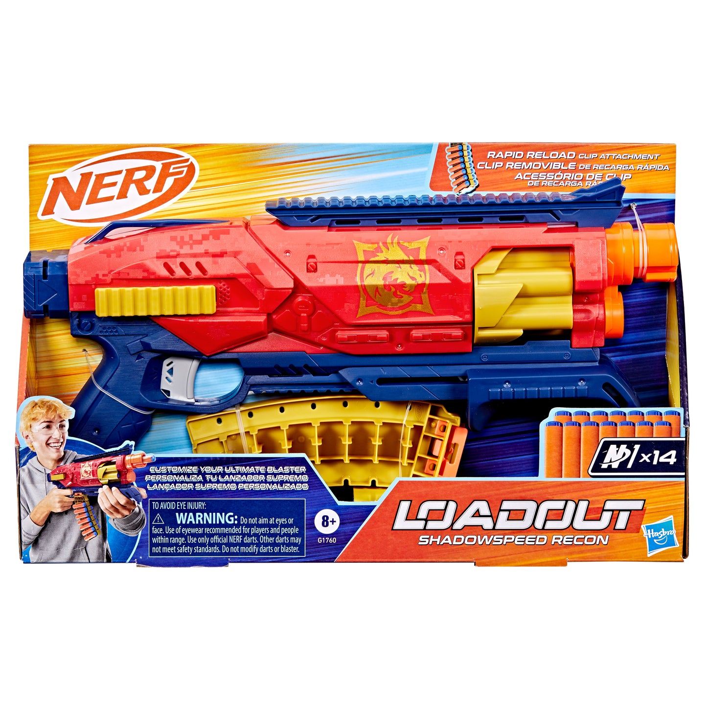 Subfusil Nerf Shadowspeed Recon